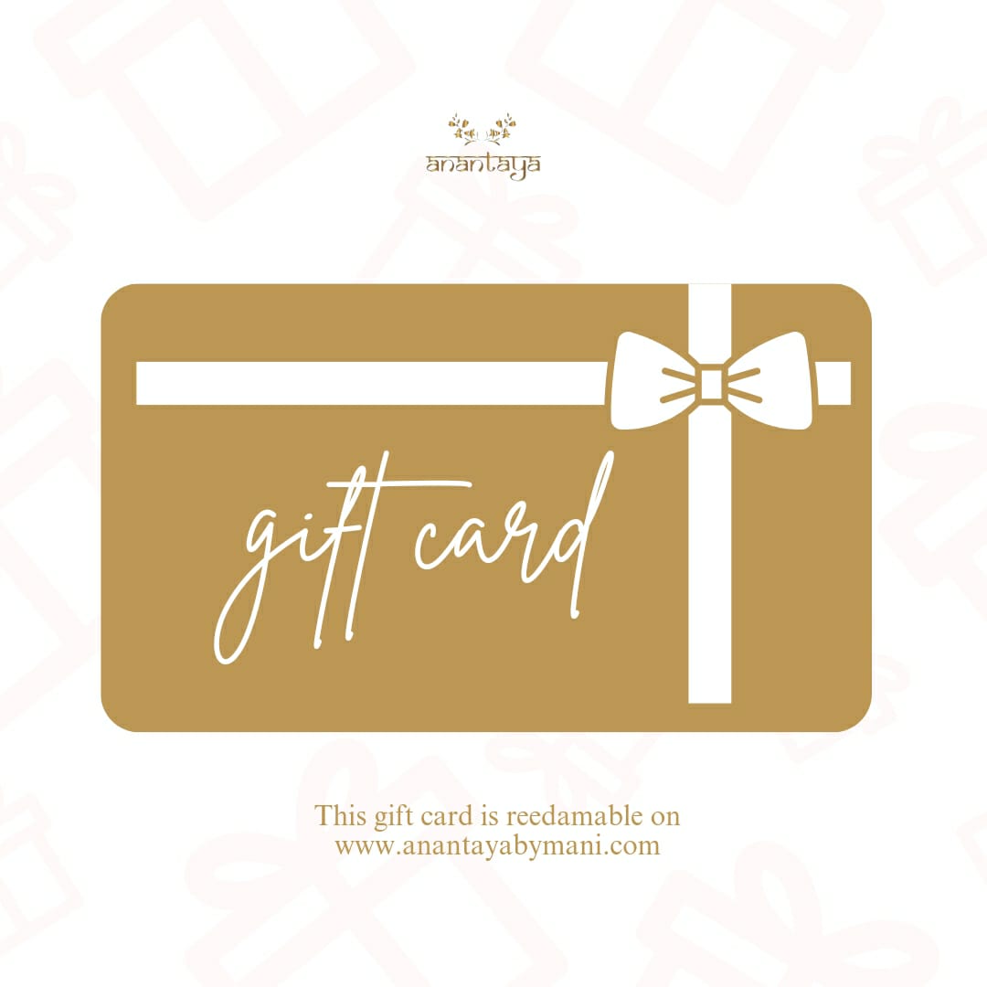 Gift Cards | AnantayabyMani