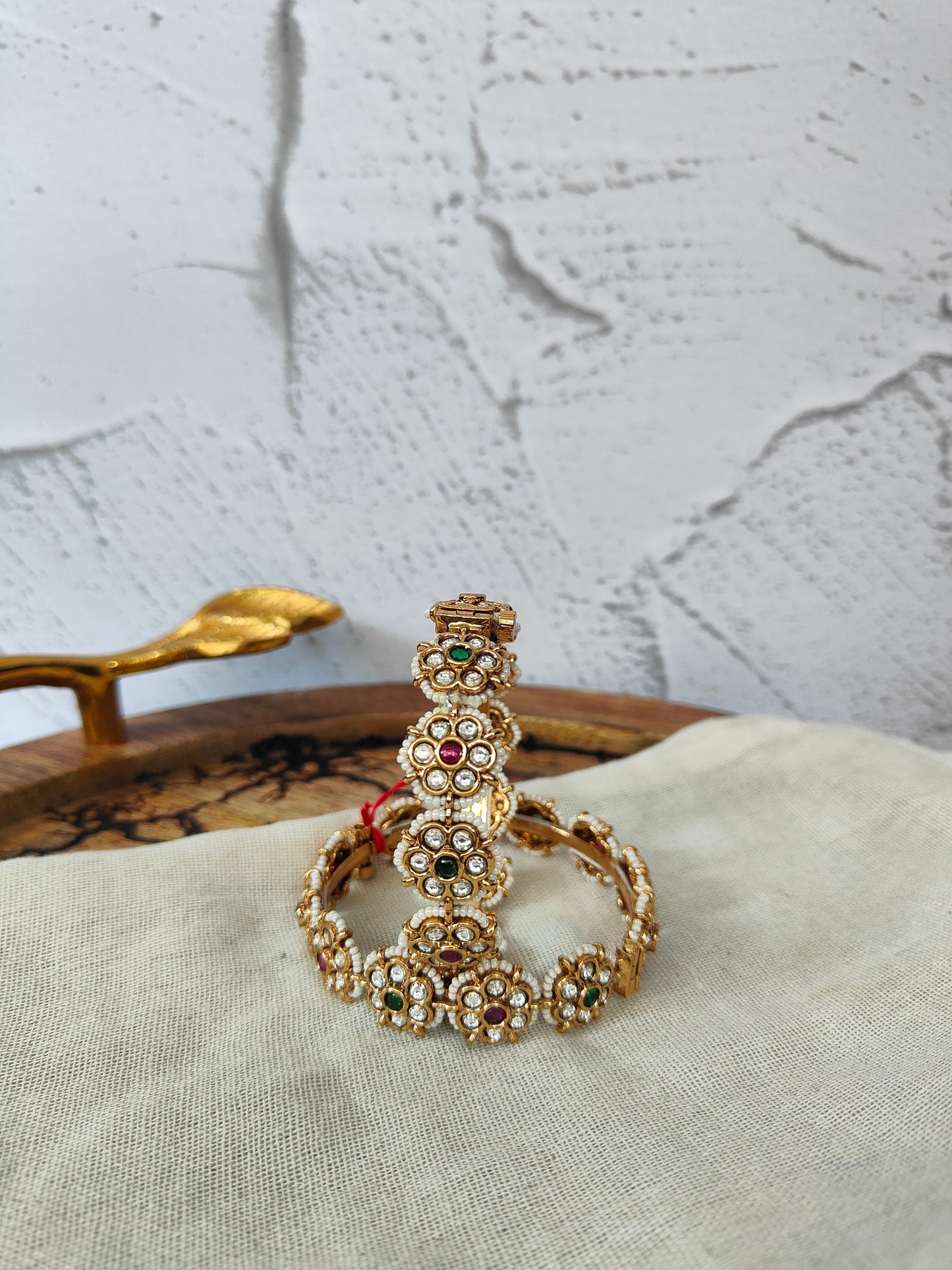 Navratan Bangle Set 2.6 Size