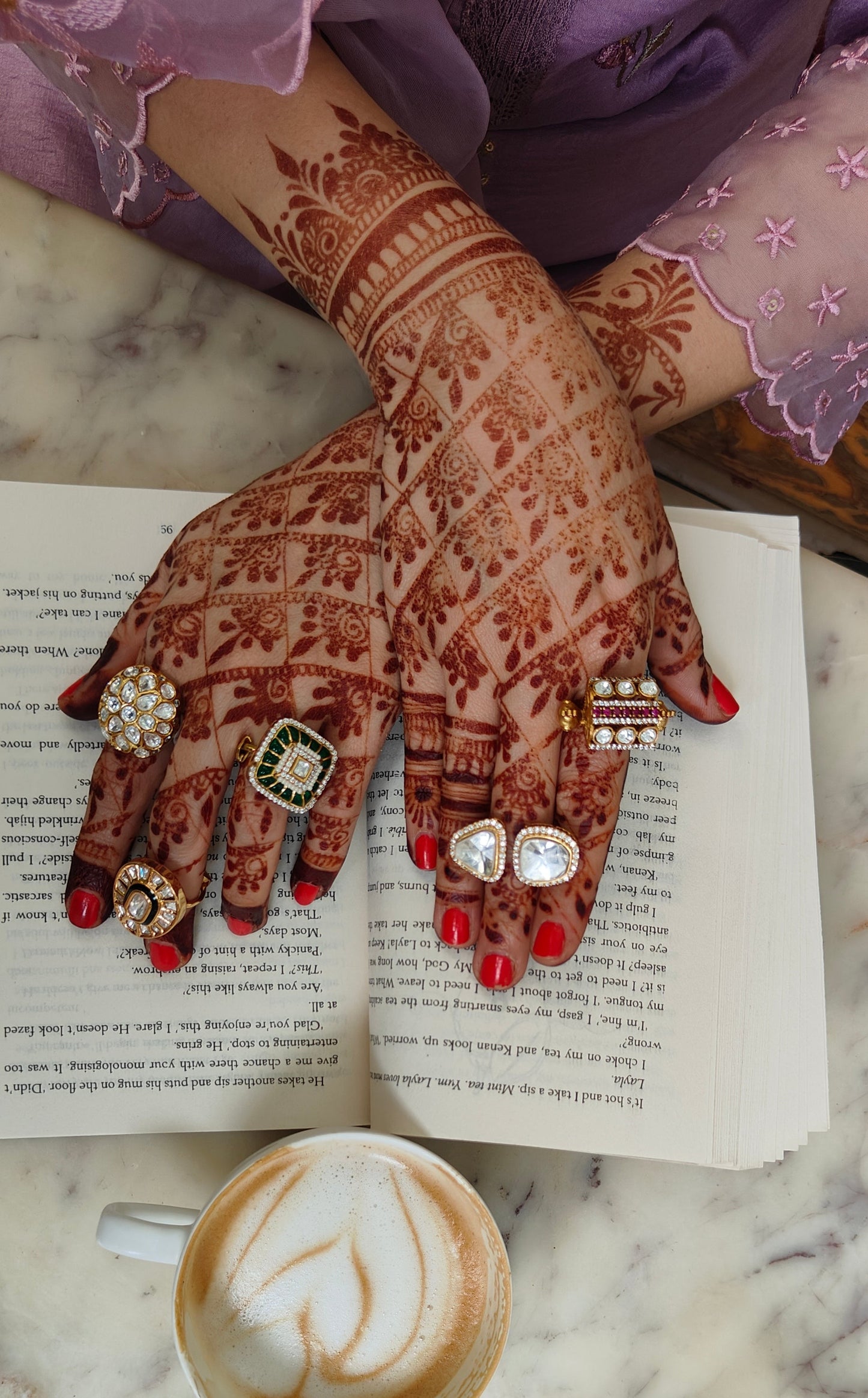 Dabka Polki Ring