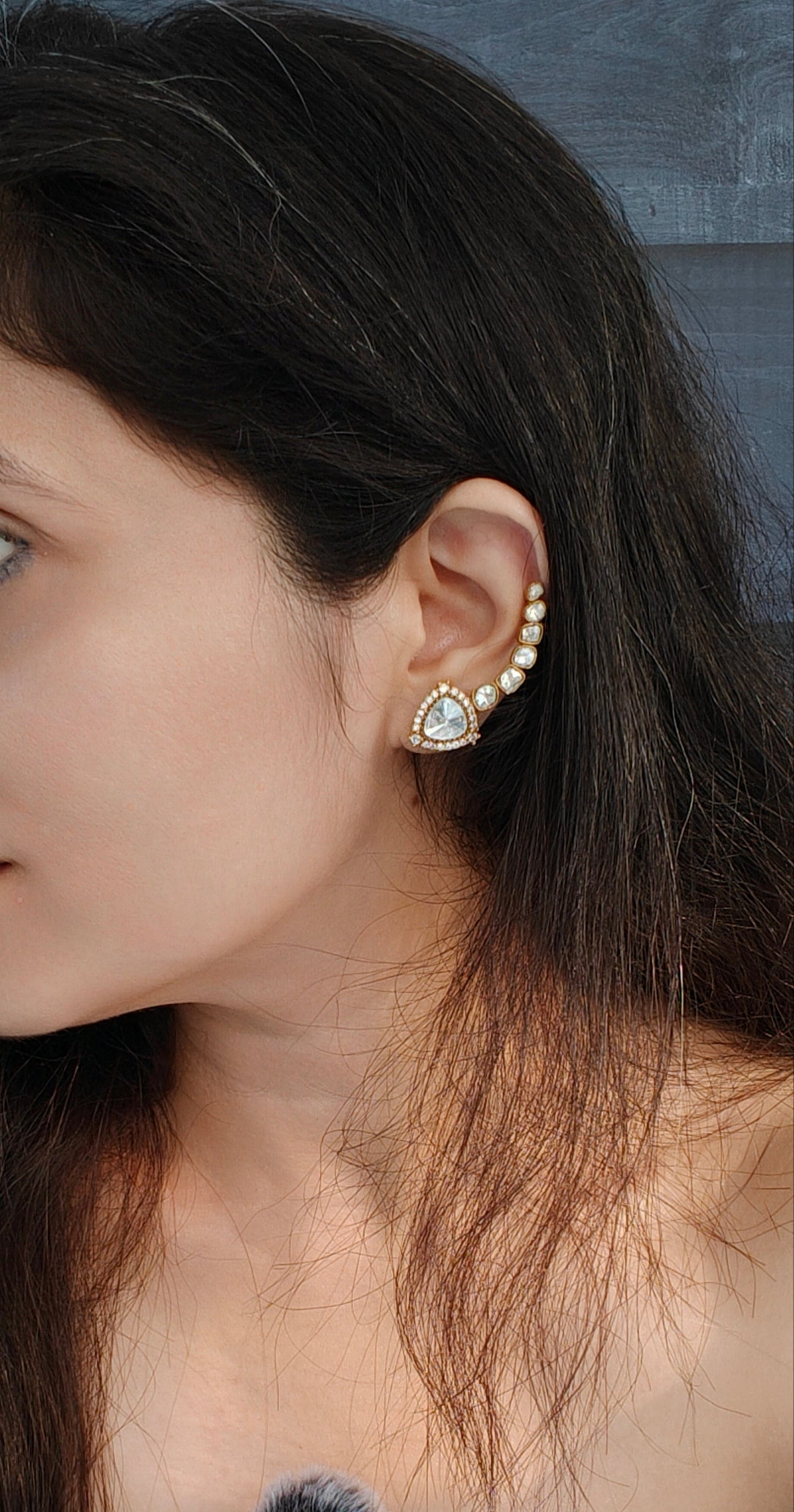 Karn Polki Earcuff