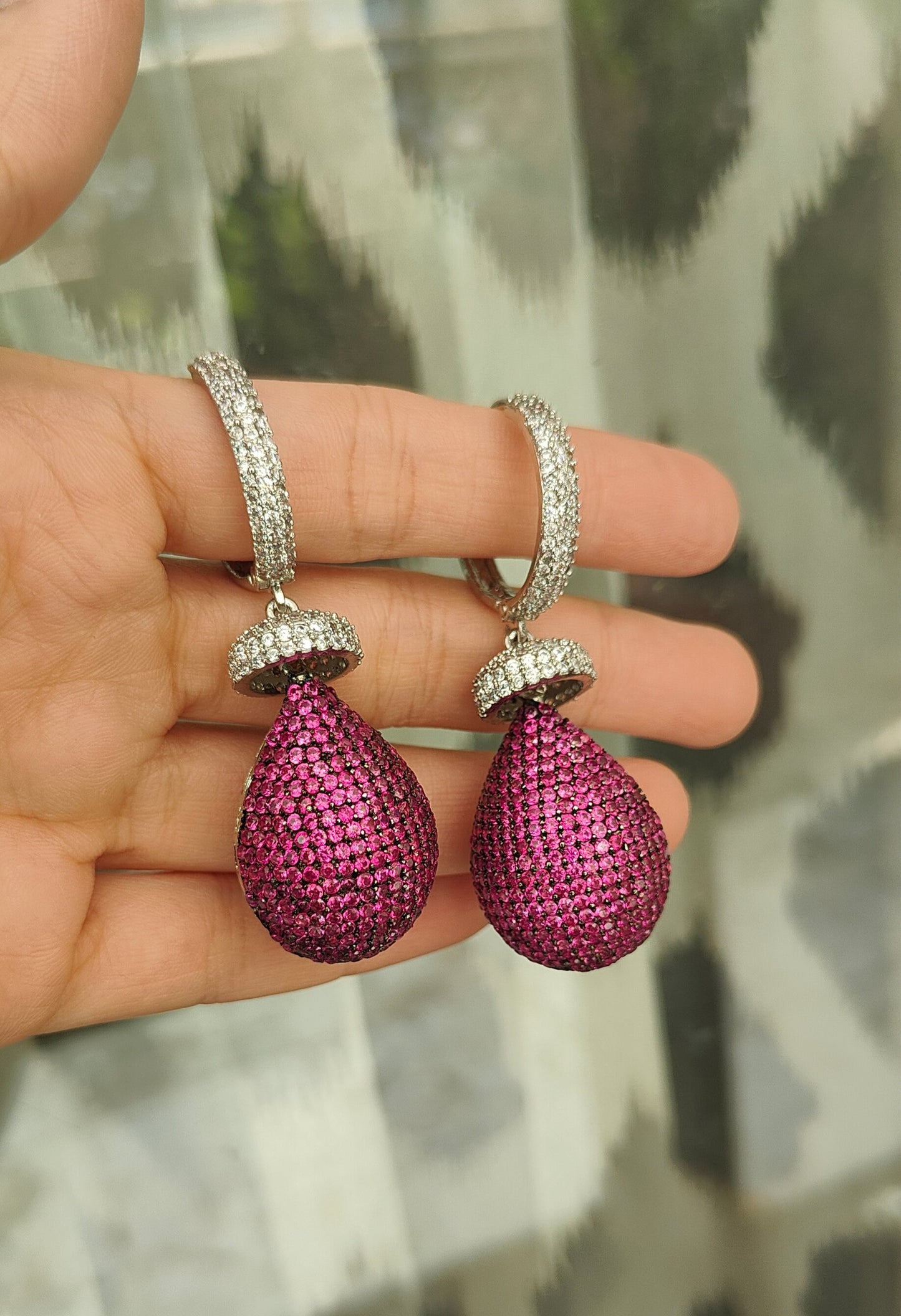 Bauble Teardrop Earrings