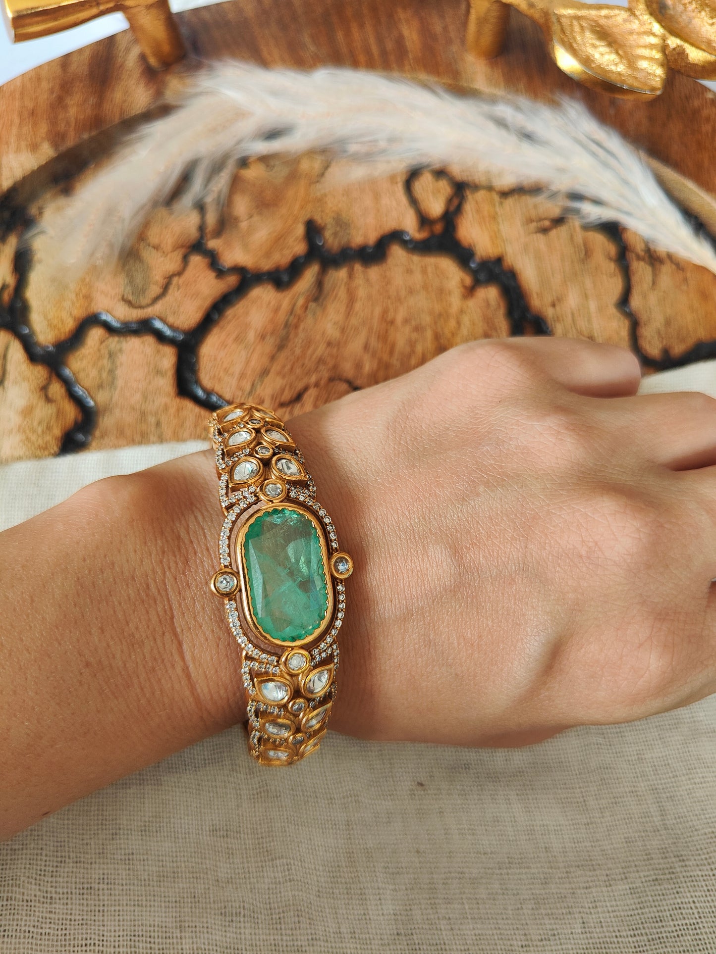 Roza Doublet Openable Bracelet