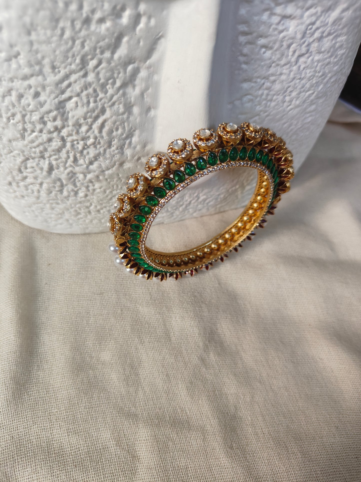 Amrapali Bangle- Bottle Green