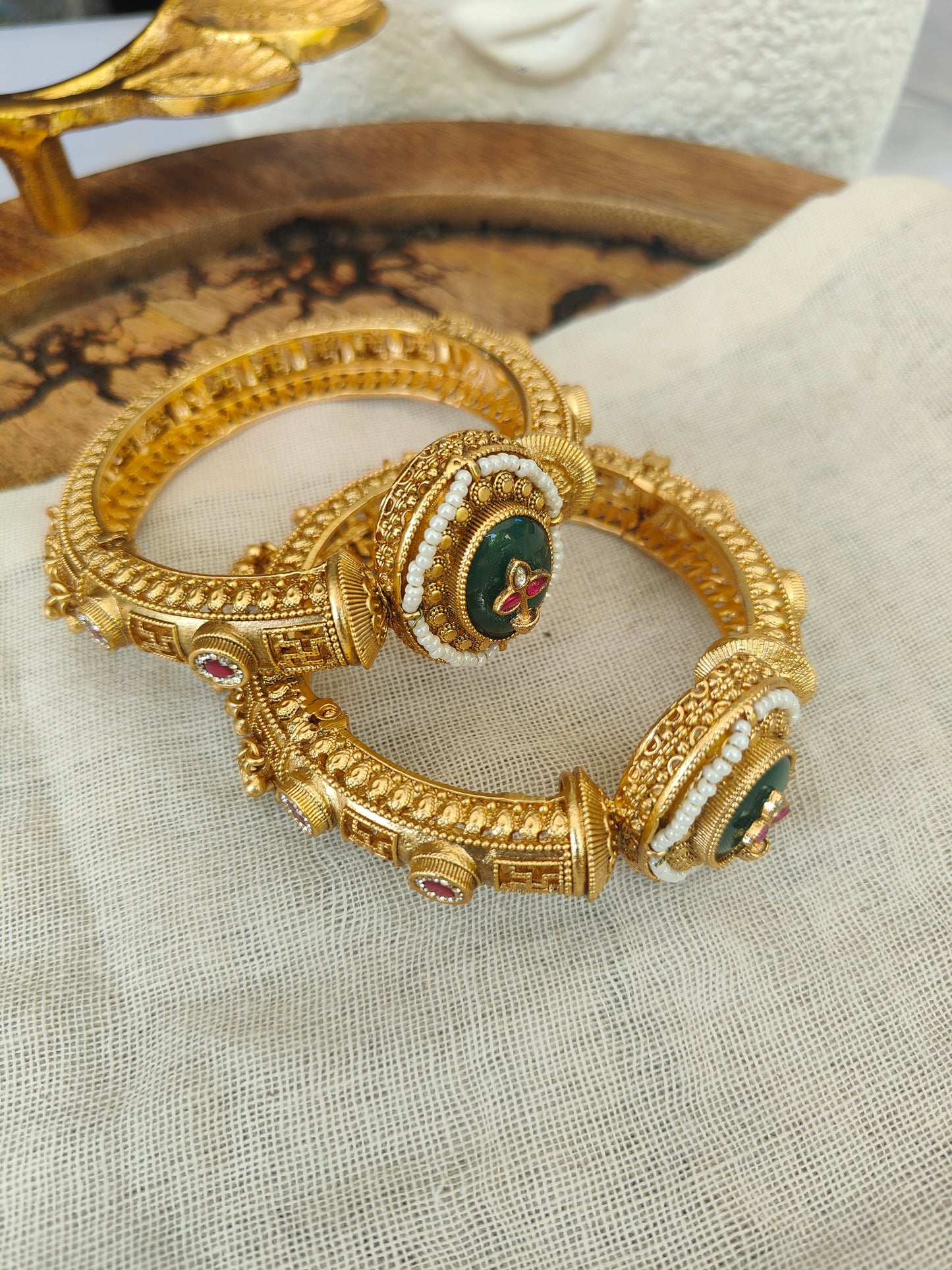 Swastik Bangles (Pair of Bangles)