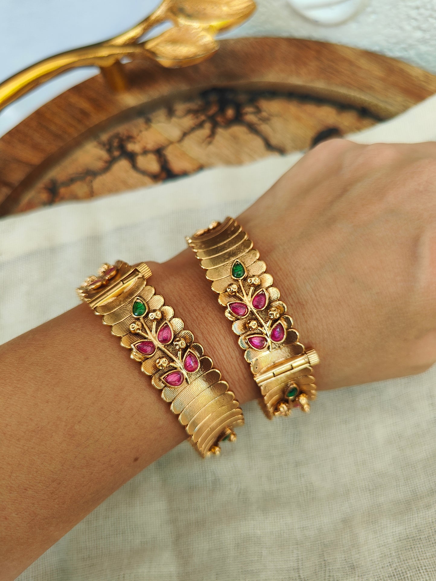 Phool Bangles (Set of two)