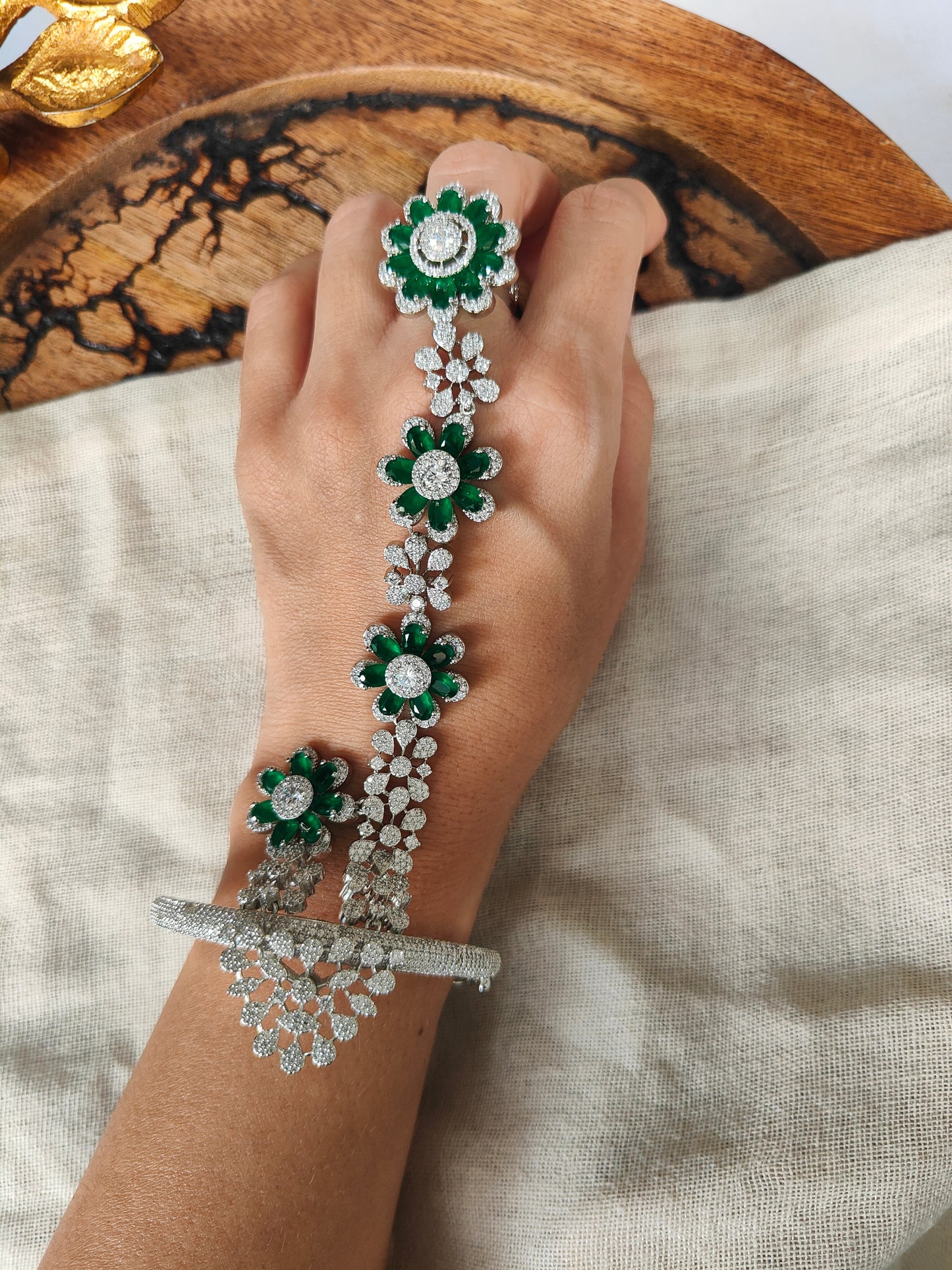 Manish Malhotra Inspired Starlit Hathphool