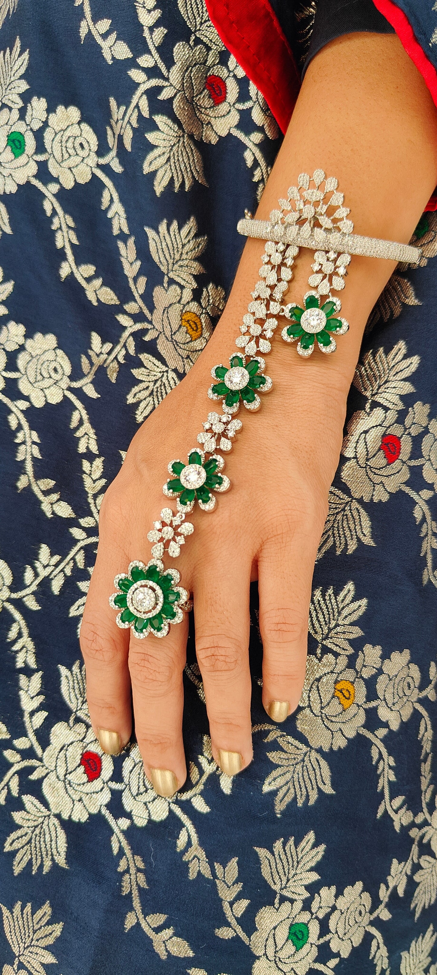 Manish Malhotra Inspired Starlit Hathphool