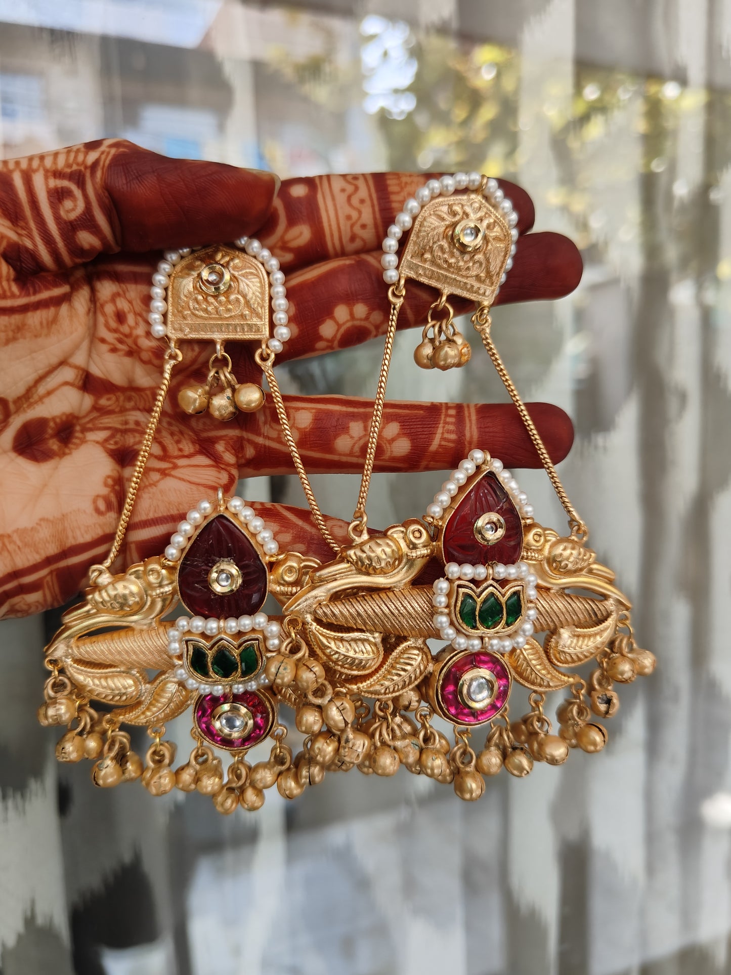 Devanshi Temple Jhumka Earrings