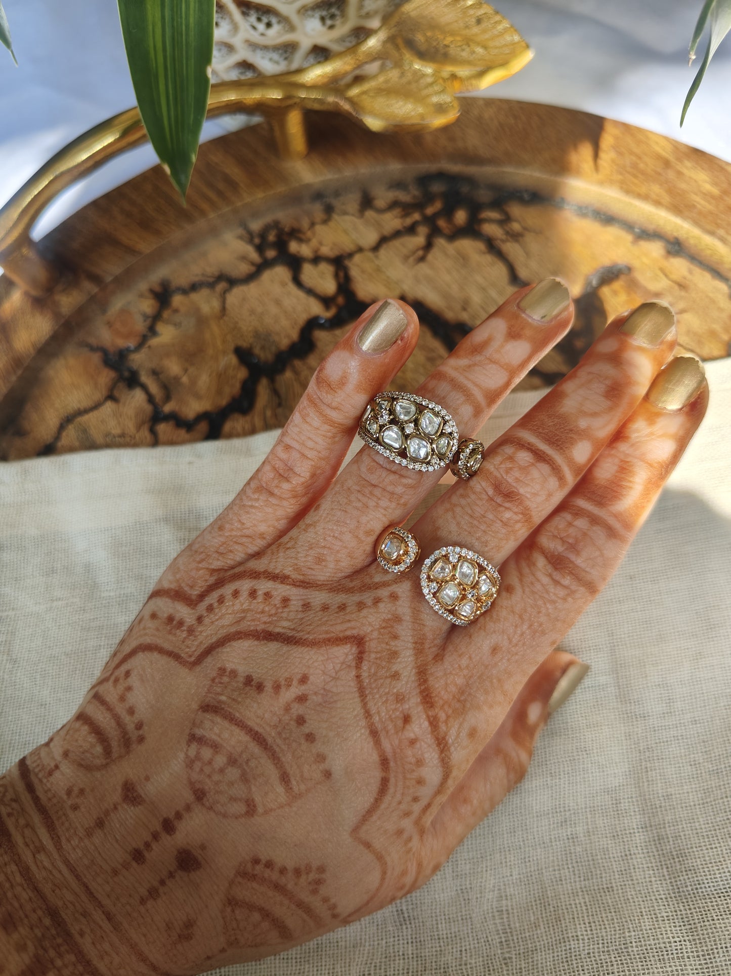 Ethereal Gemstone Statement Ring