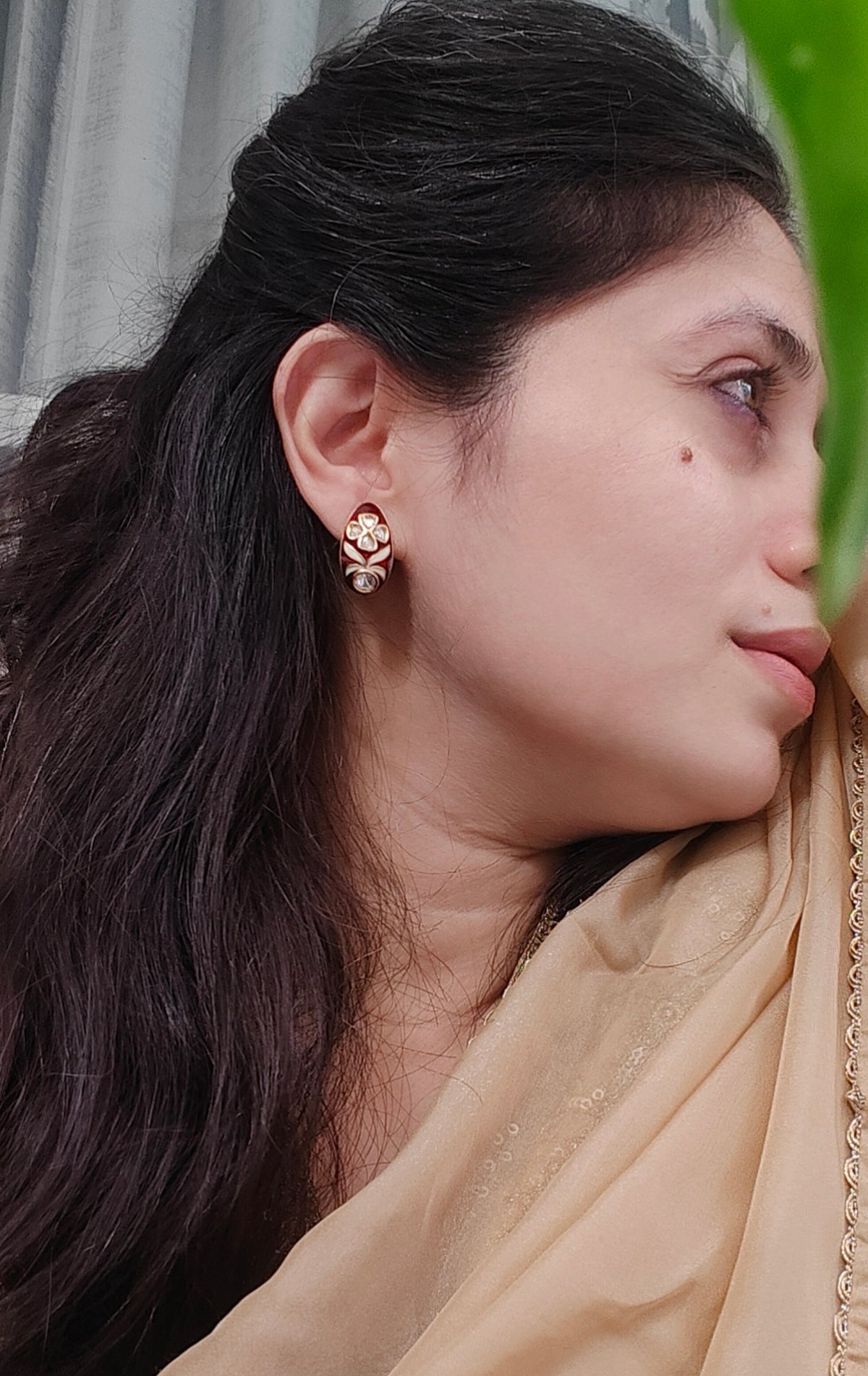 Asma Meenakari Studs