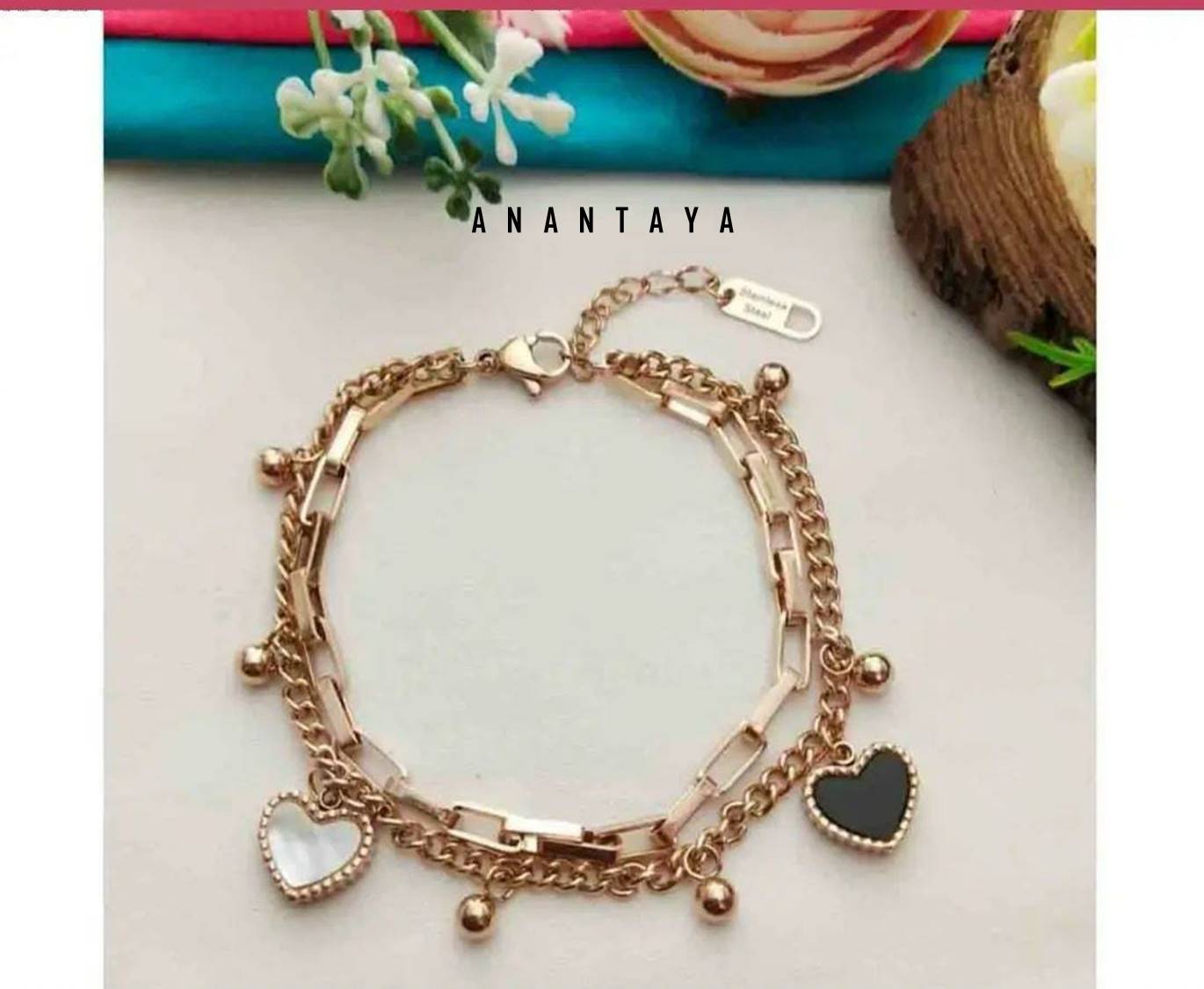 Alternate Heart Bracelet