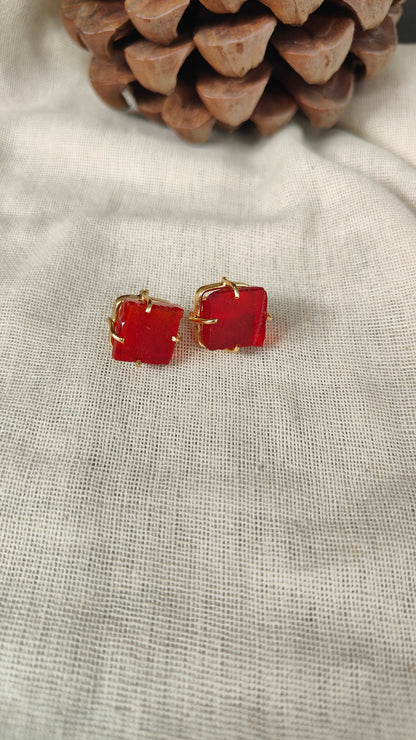 Shiva Crystal Studs