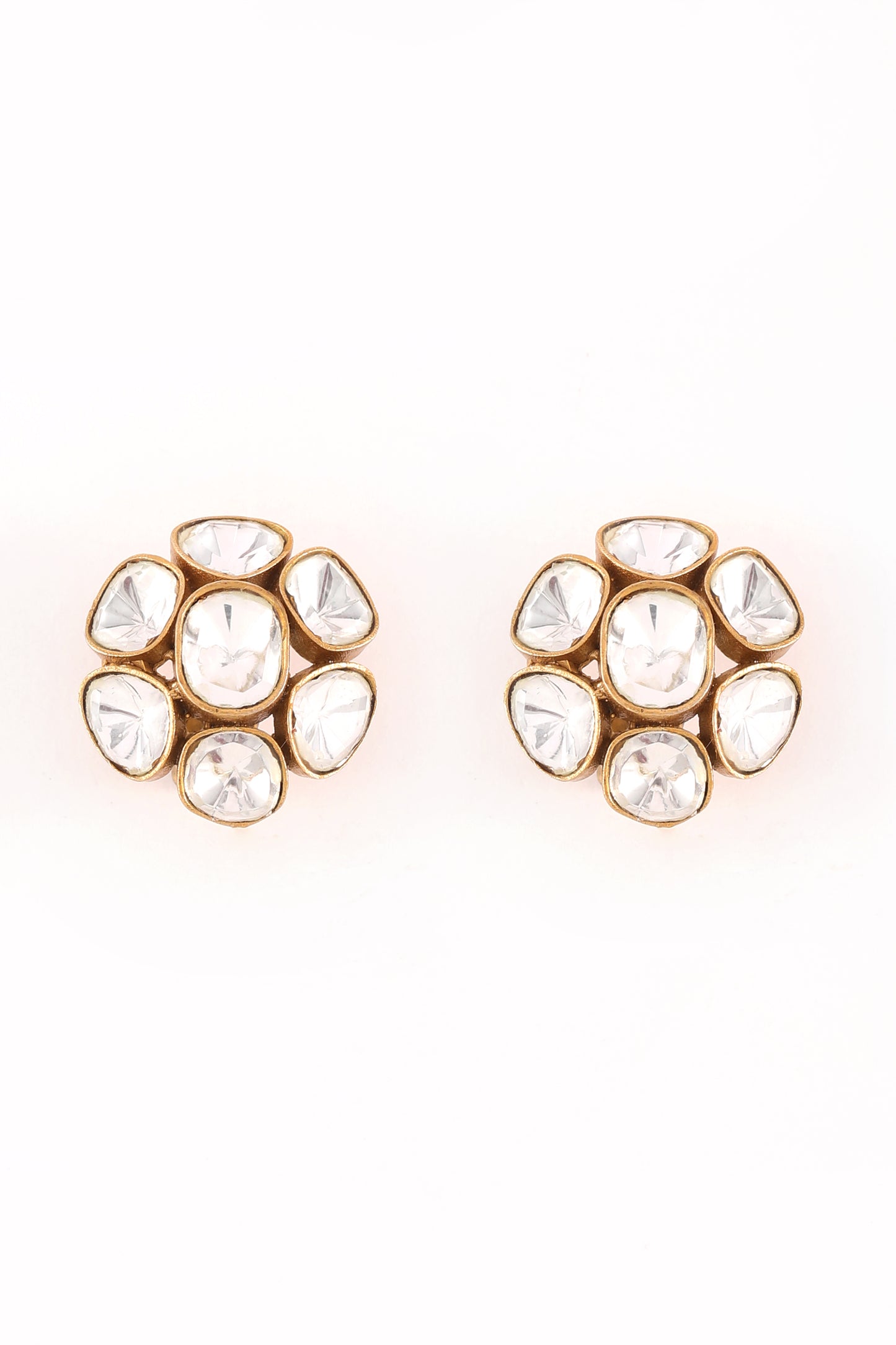 Saral Polki Studs