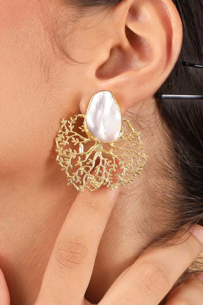 Mesh Baroque Studs