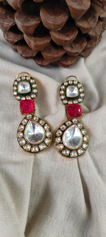 Shibori Polki Danglers