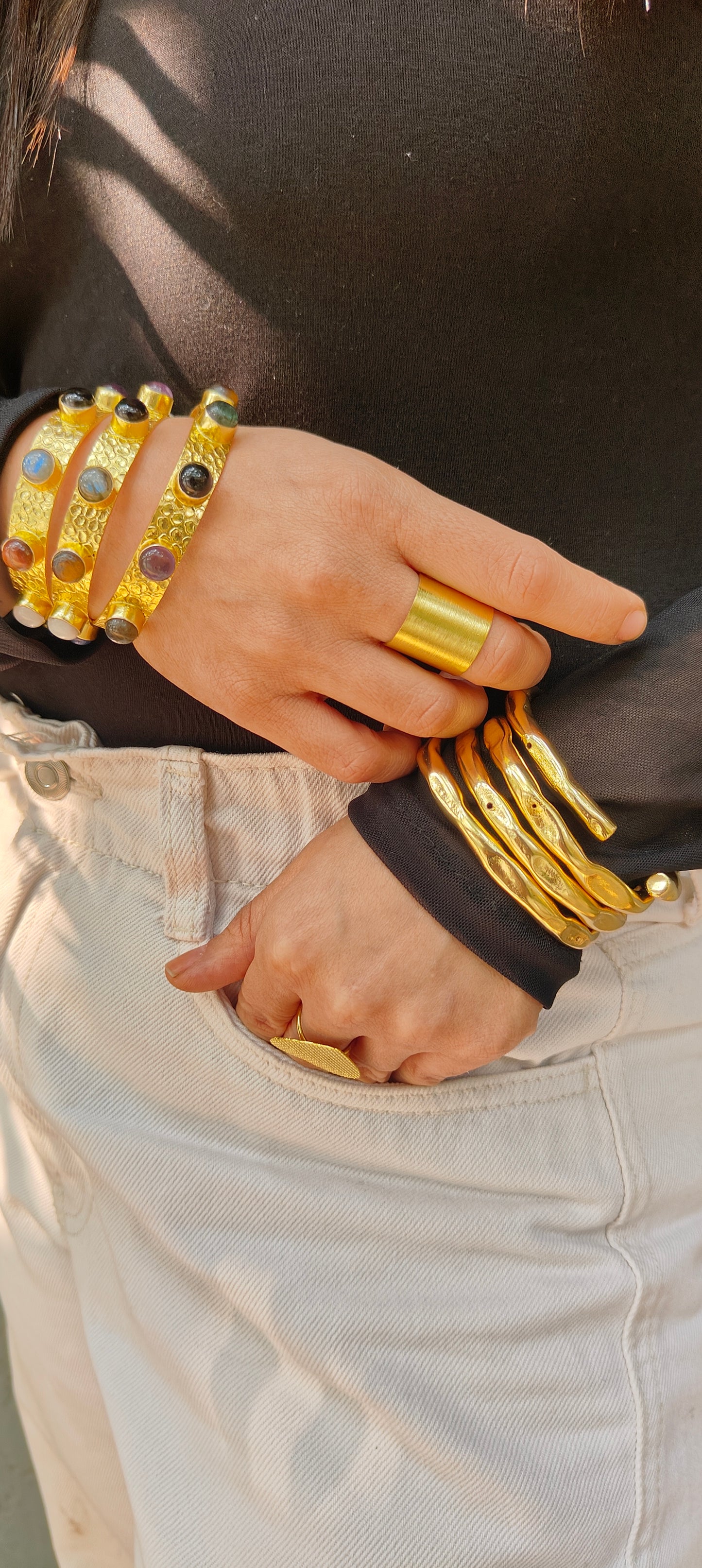 Zeba Bangles (Stack of Two)