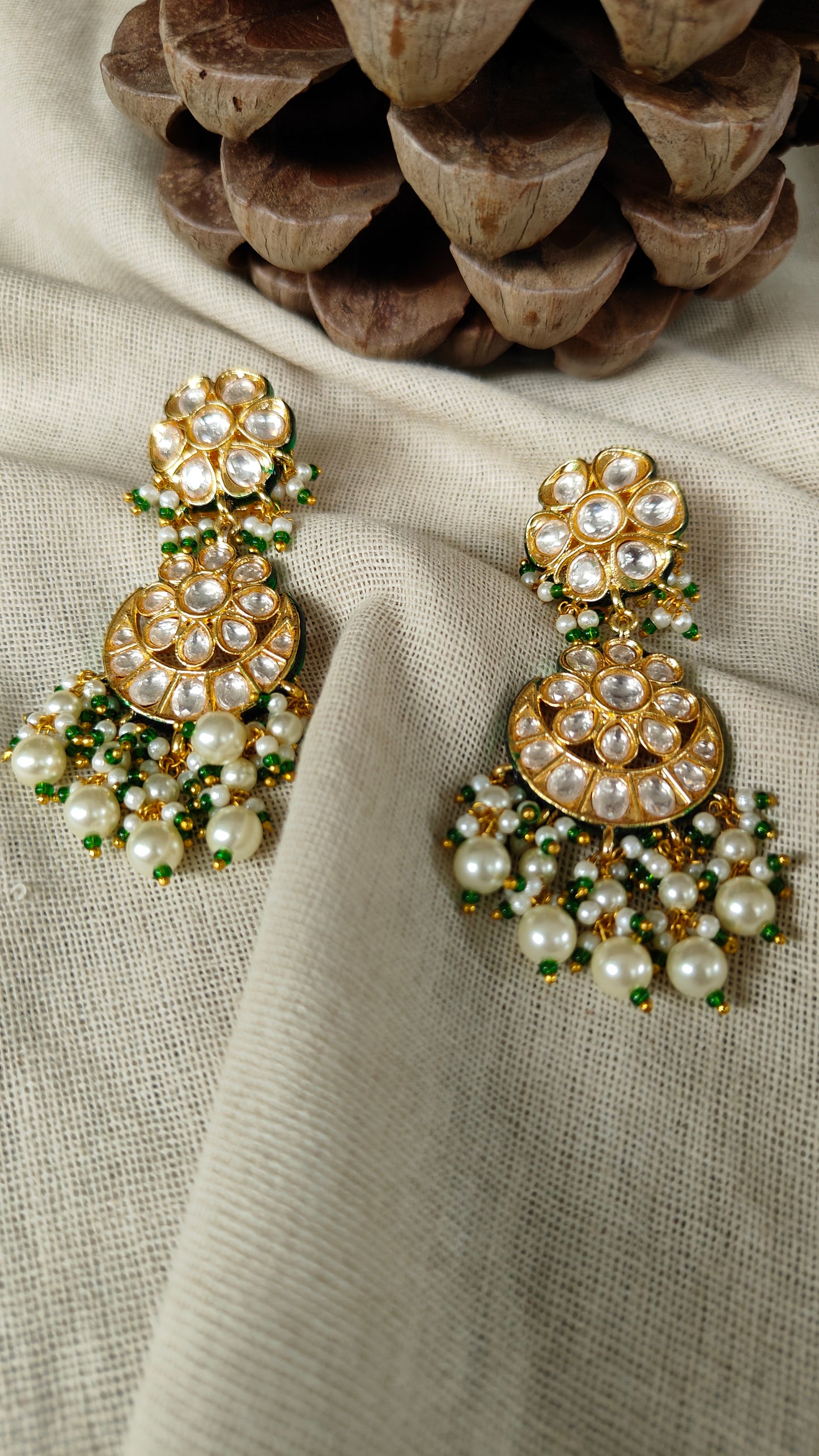 Chandrika Danglers with Pearls