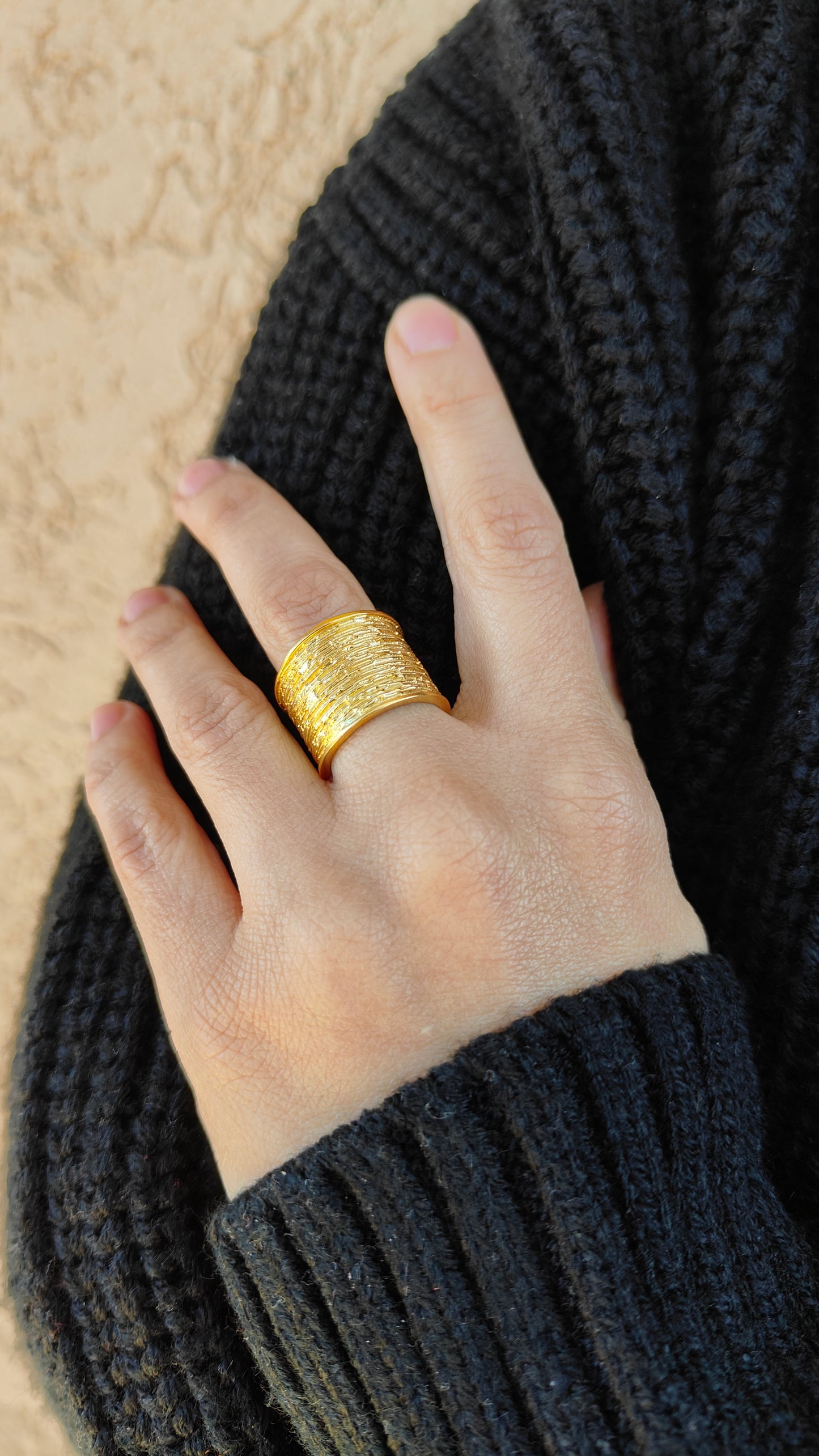 Textured Medieval Ring