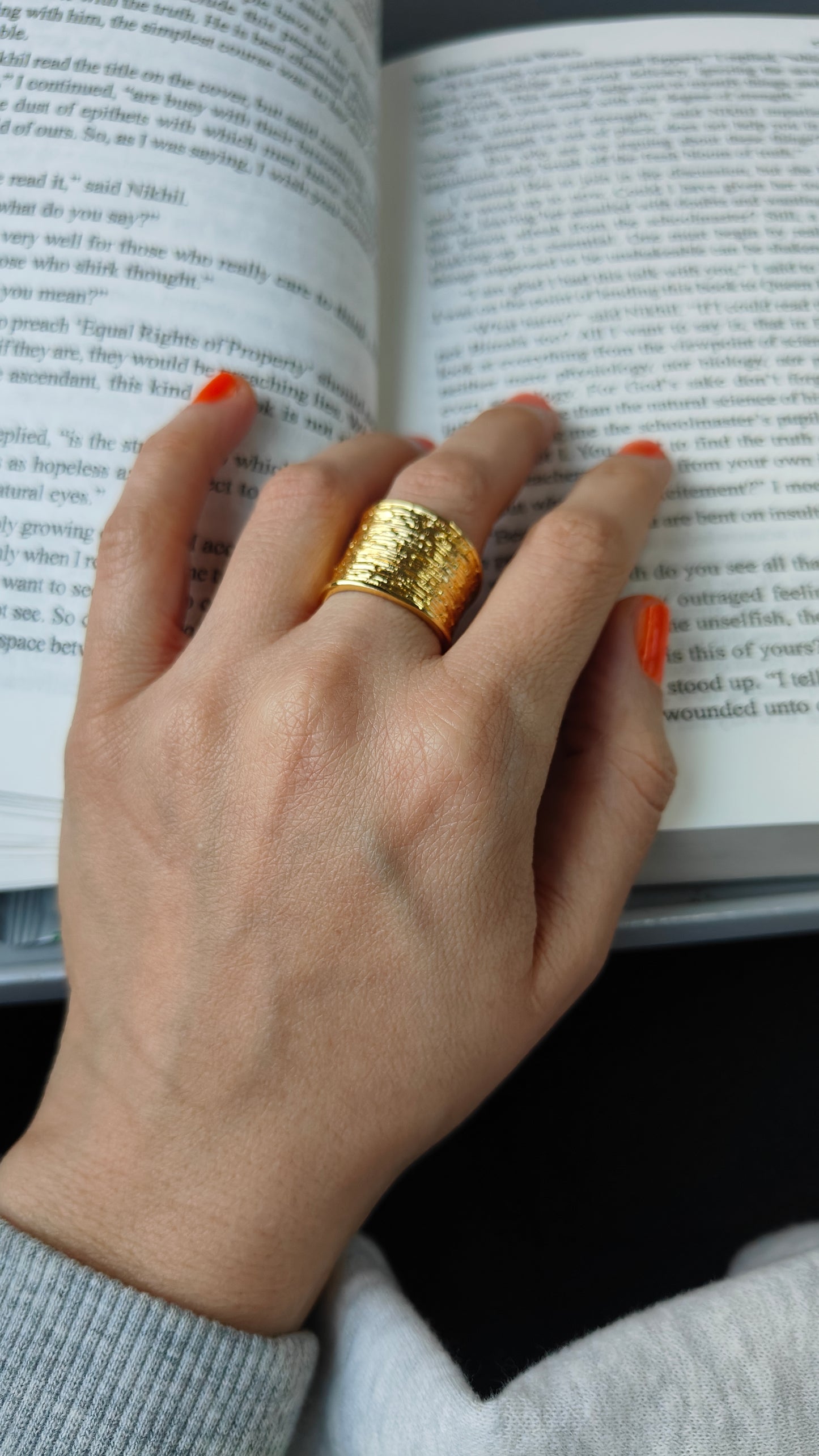 Textured Medieval Ring