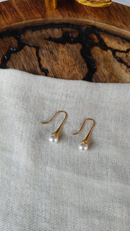 Minimalist Fish Hook Earrings