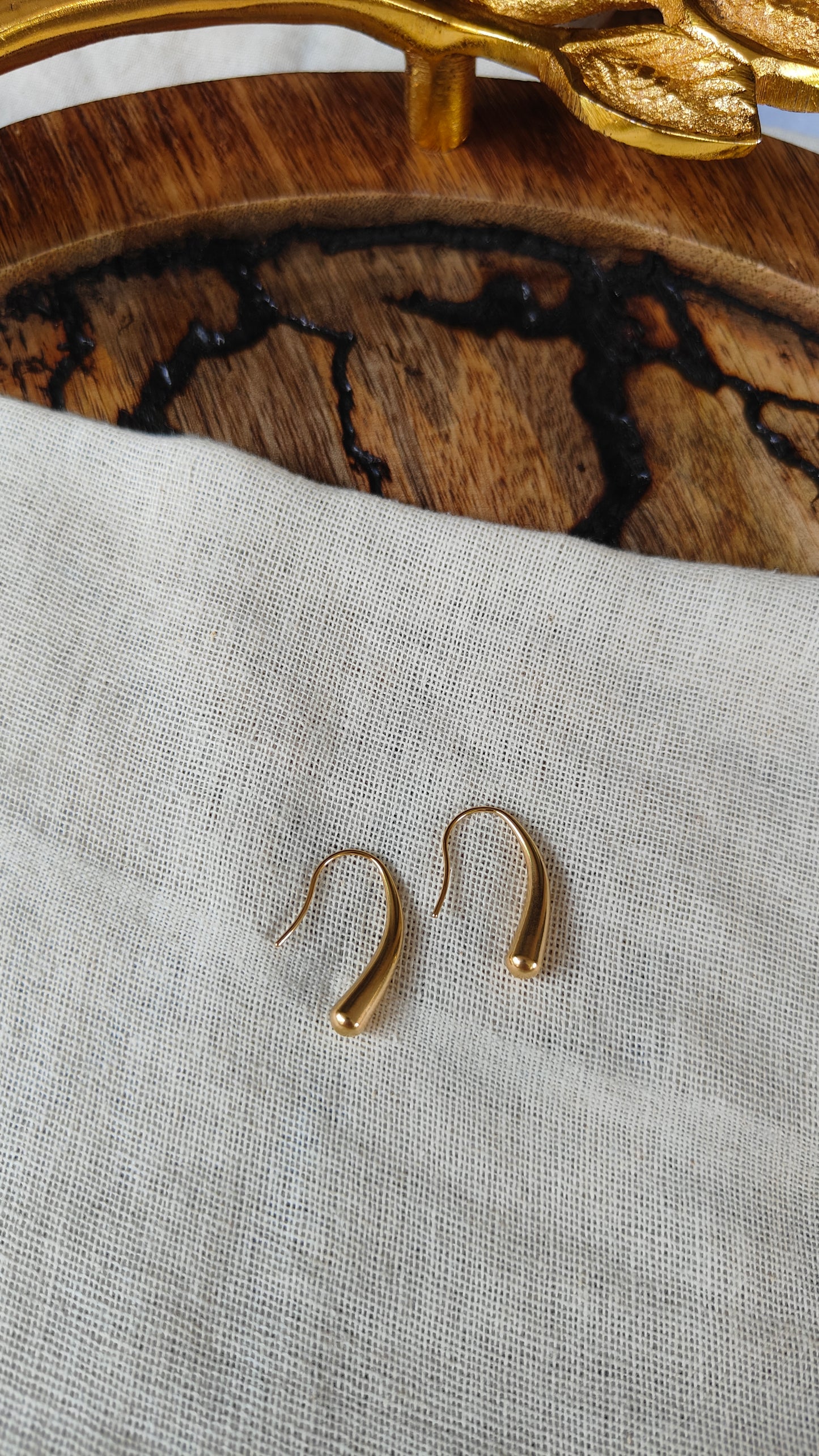 Minimalist Fish Hook Earrings