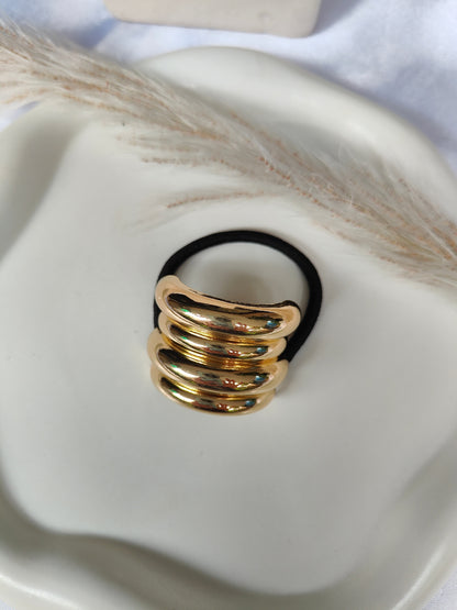 Hair Ties with Four Strings