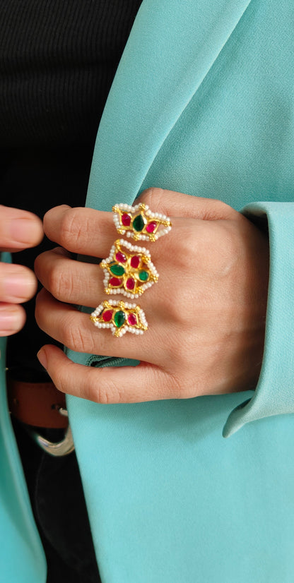 Rang Ratan Two Finger Ring