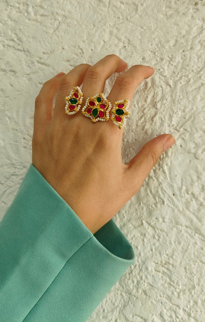 Rang Ratan Two Finger Ring