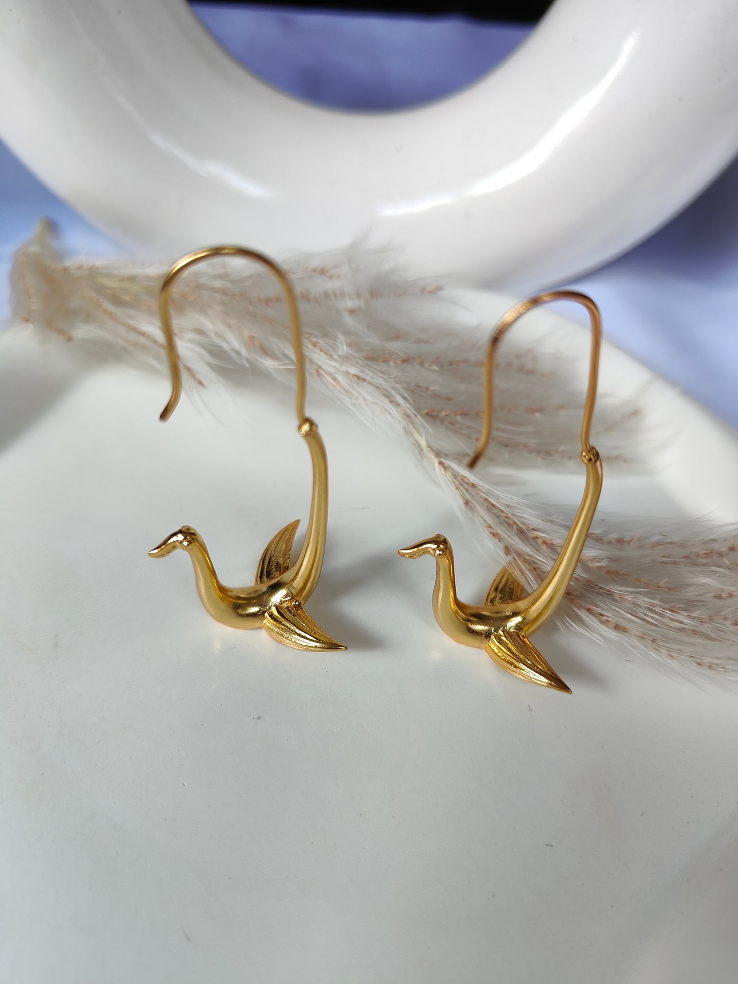 Swan in my Ears Earrings