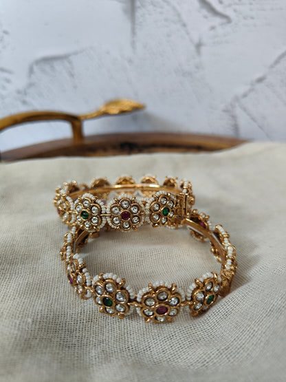 Navratan Bangle Set 2.6 Size