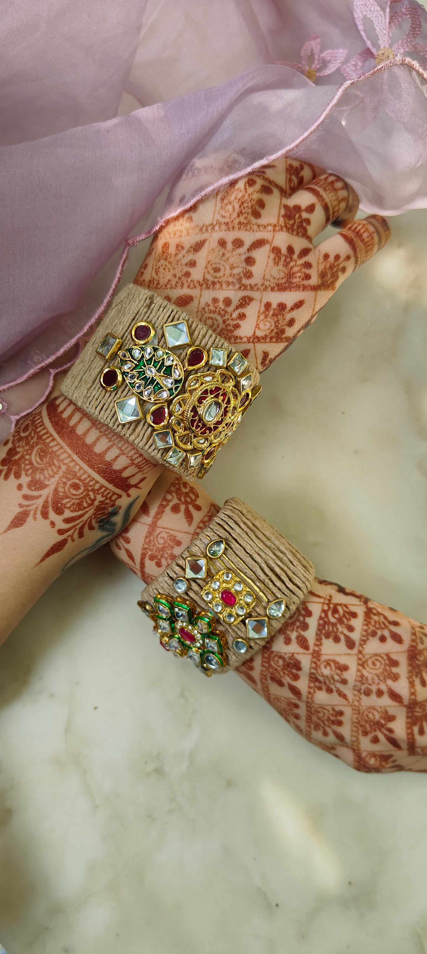 Jute Adjustable Bangles