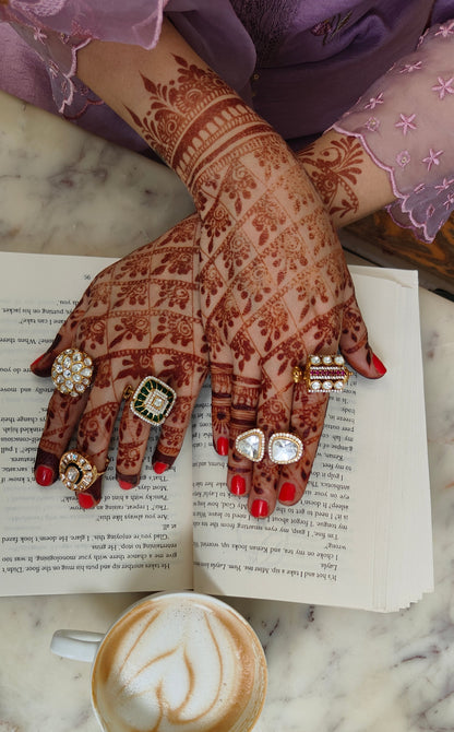 Dabka Polki Ring
