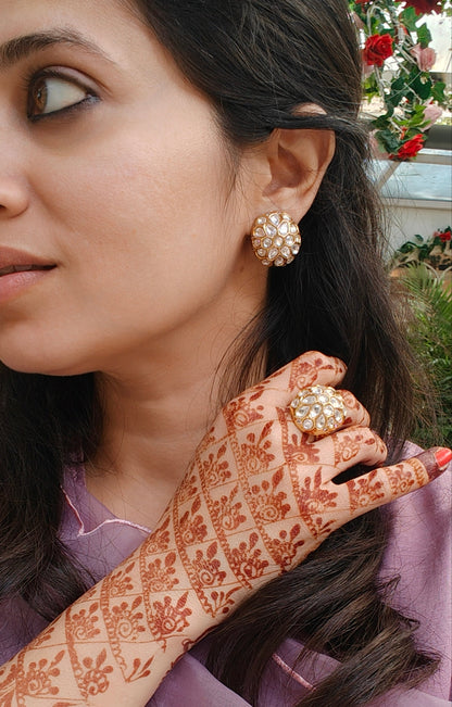 Dabka Polki Studs