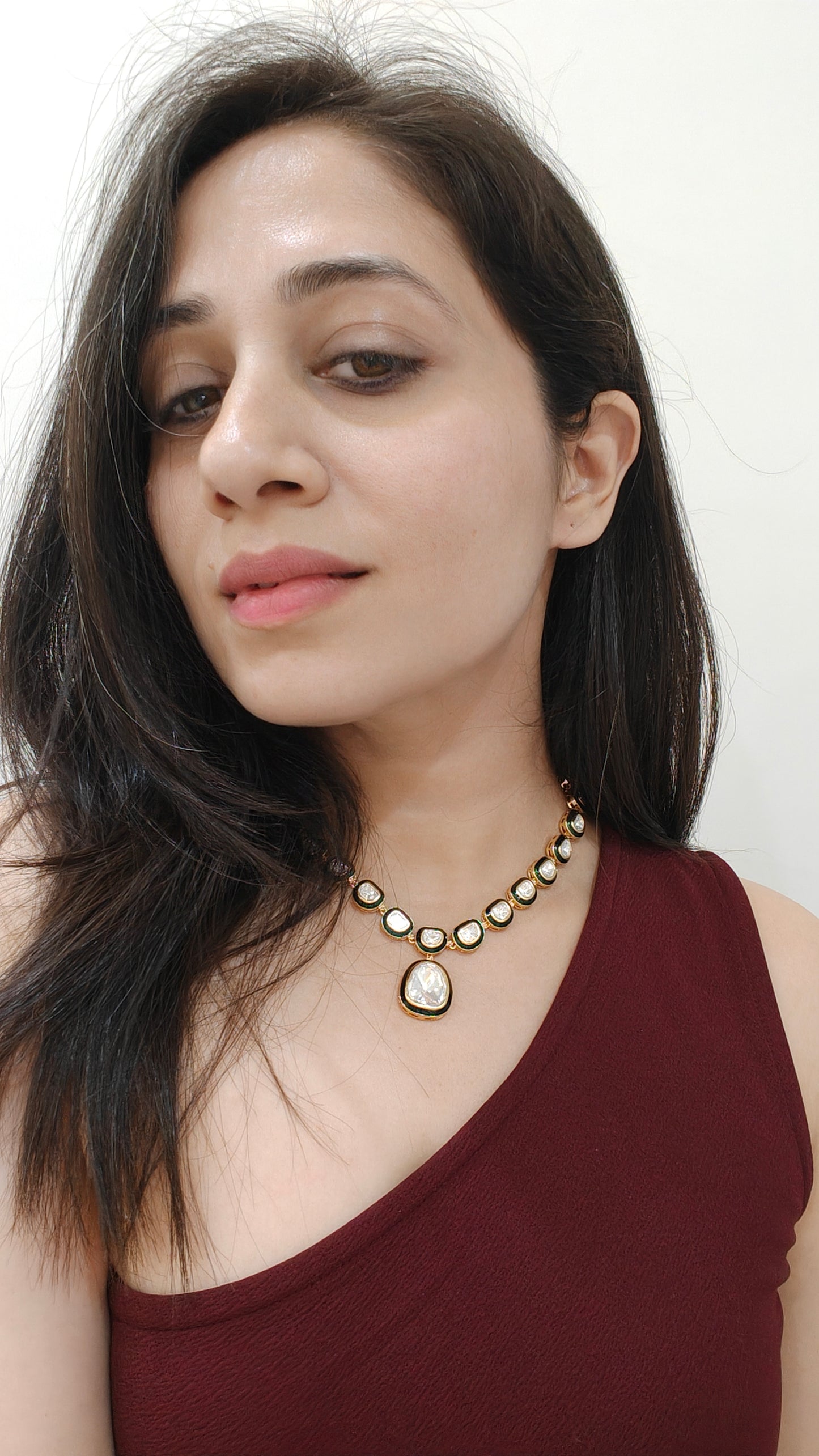 Atri Polki Necklace Set