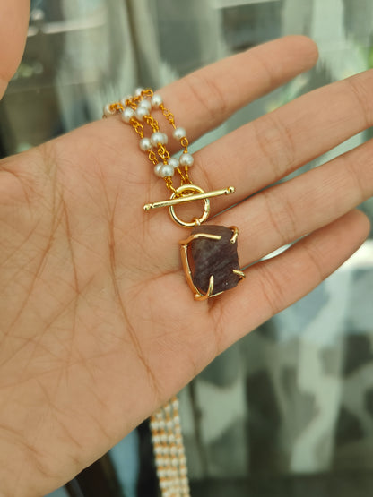Raw Stone Pendant