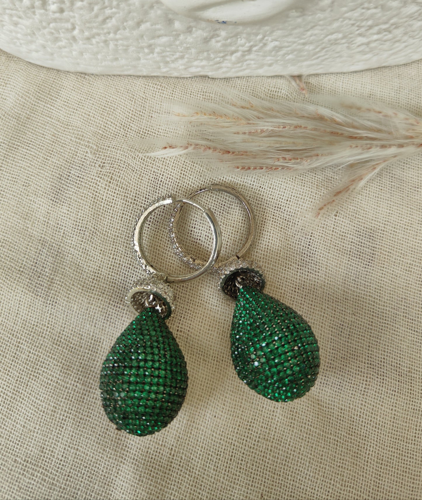 Bauble Teardrop Earrings