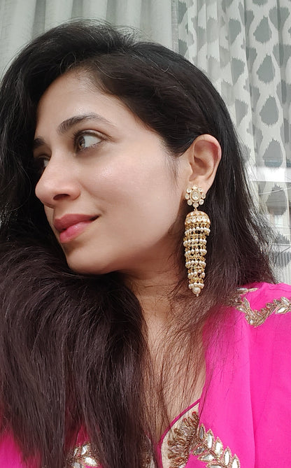 Jhoomar Polki Jhumka