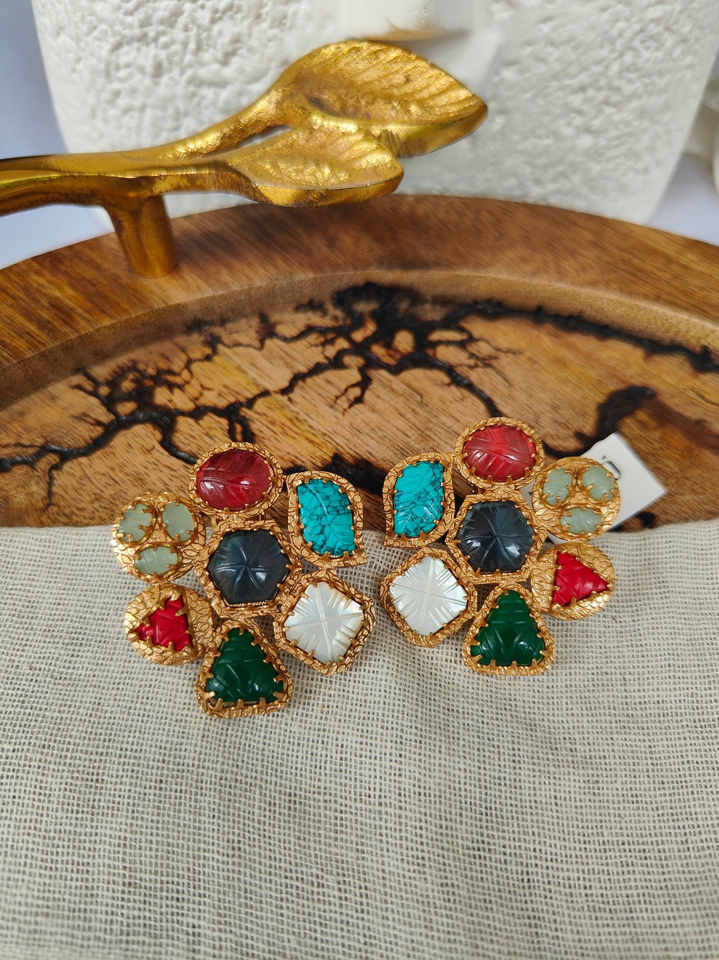 Saba Navratan Studs