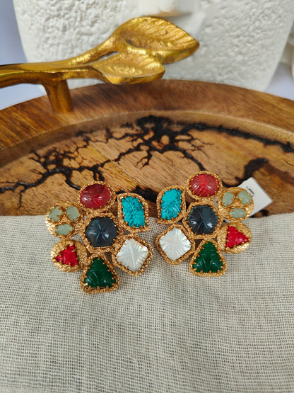 Saba Navratan Studs
