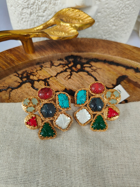 Saba Navratan Studs
