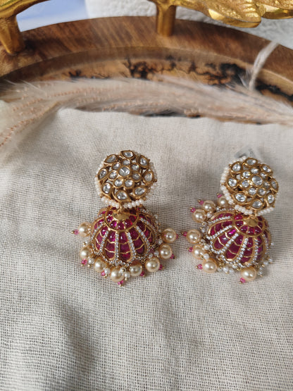 Gulnaz Kundan Jhumkas