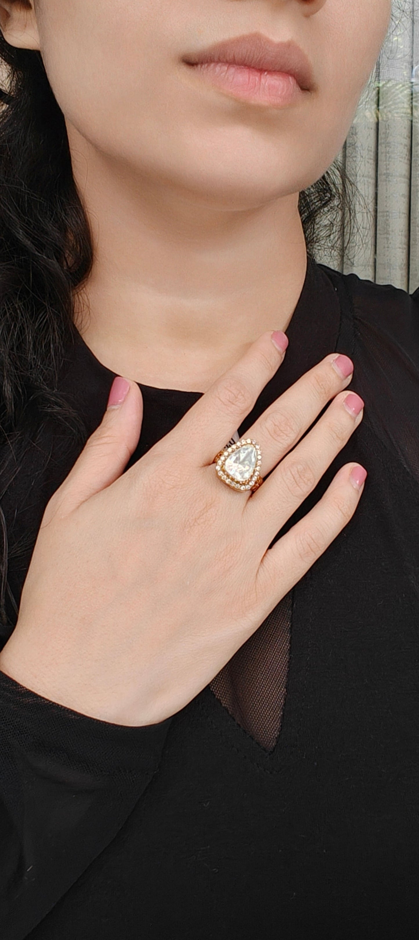 Purvi Polki Ring