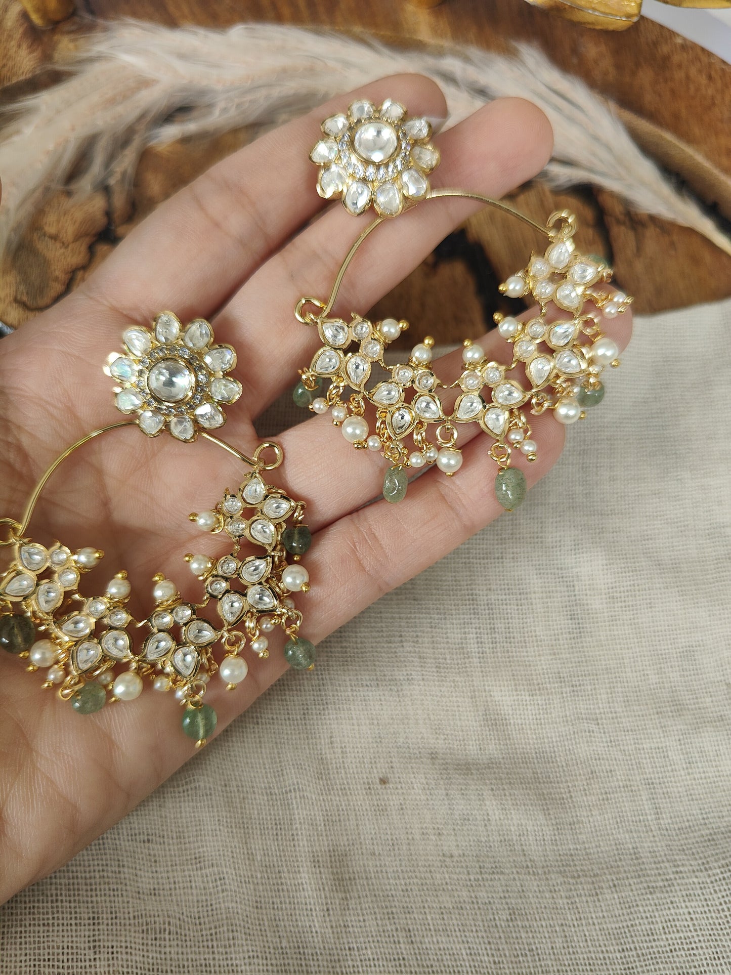 Meher Polki Chandbalis