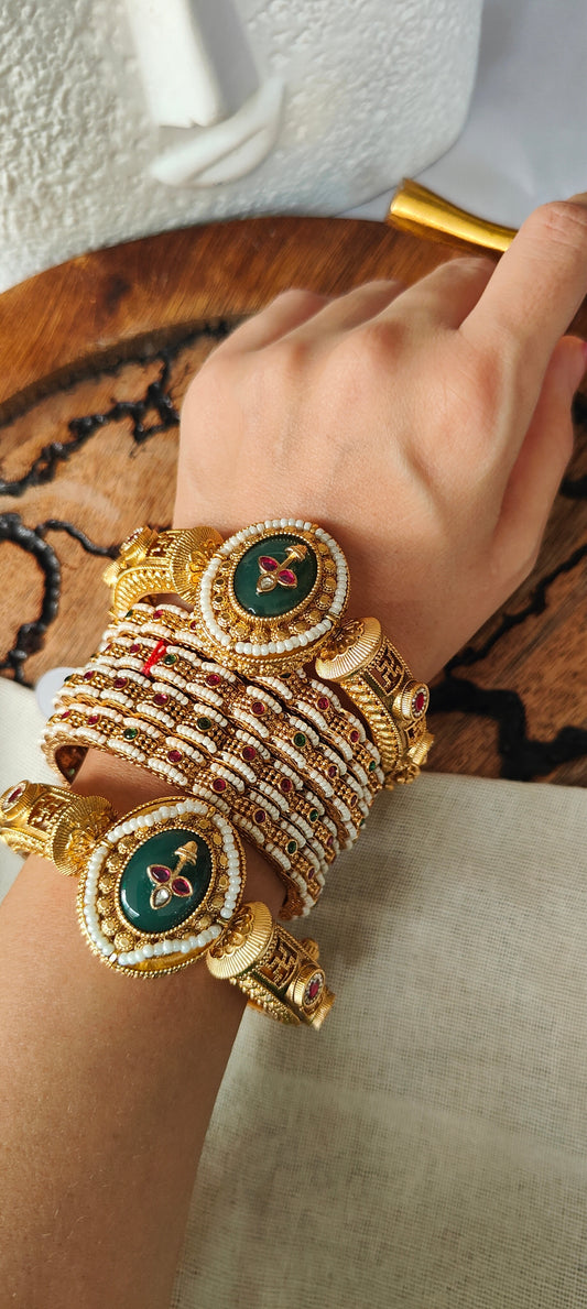 Shail Bangles (Pair of 4 bangles)