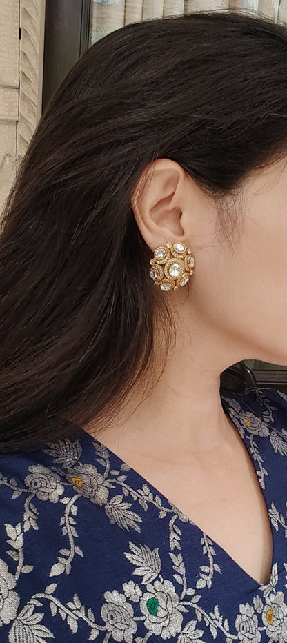Maharani Polki Studs