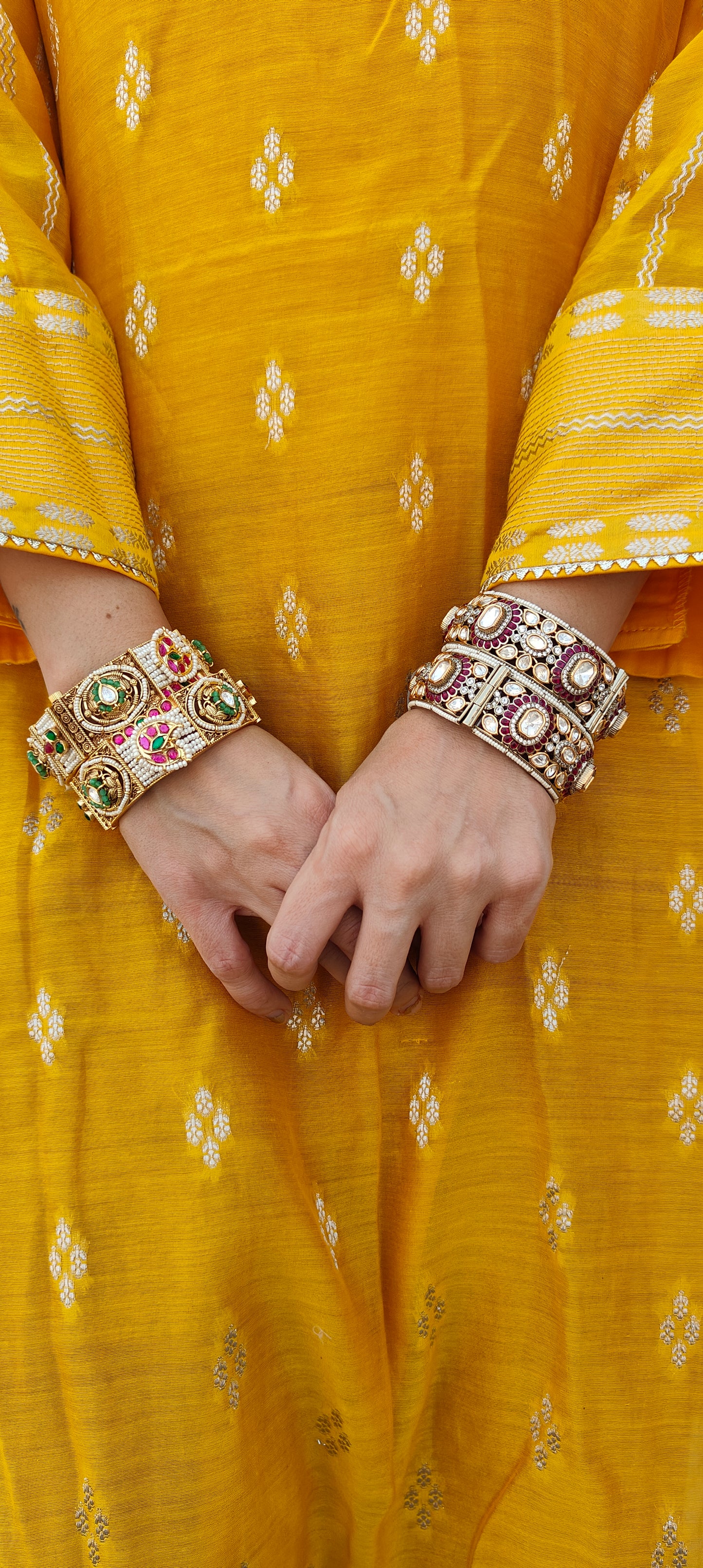 Kalp Jadau Bangles
