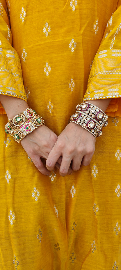 Kalp Jadau Bangles