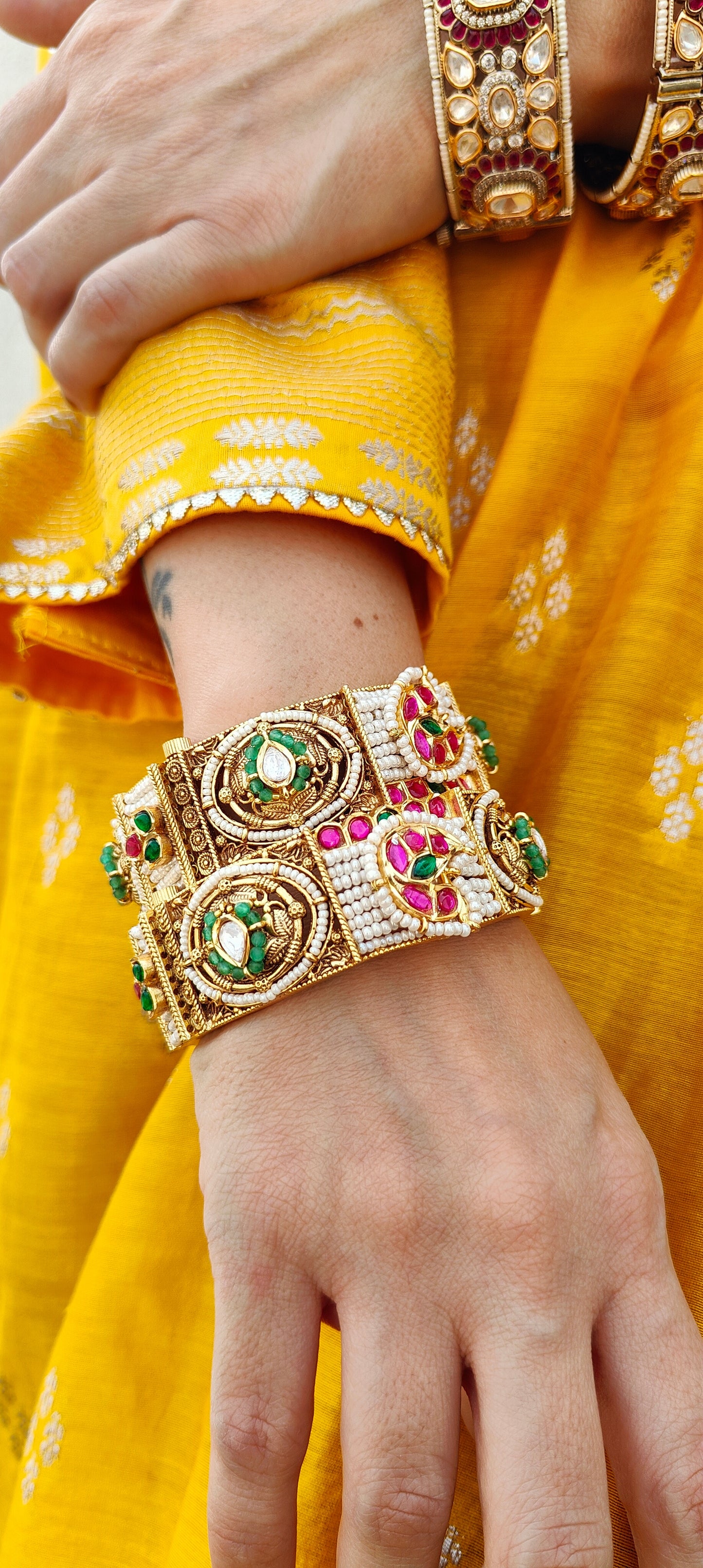 Kalp Jadau Bangles