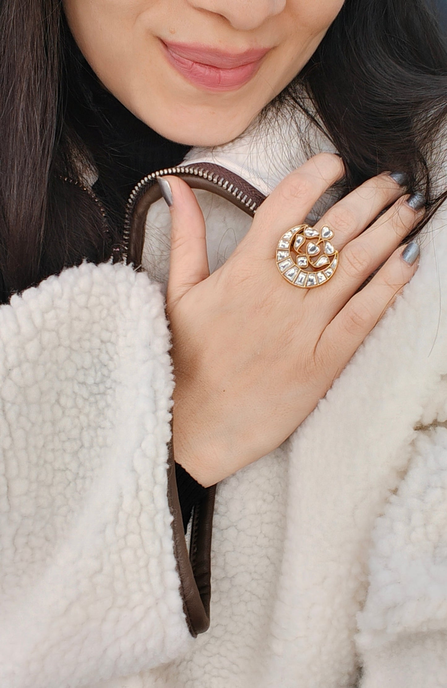 Crescent Moon Ring