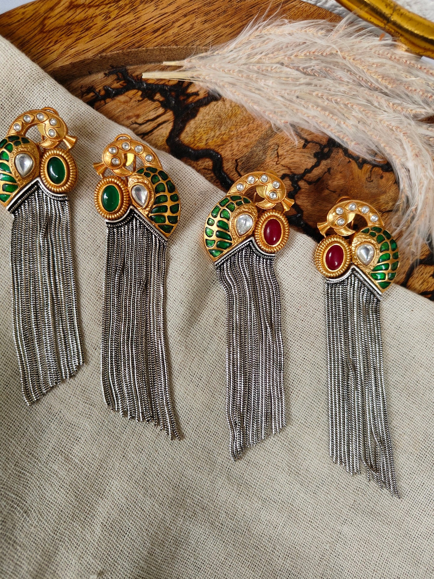 Mayura Tassel Earrings